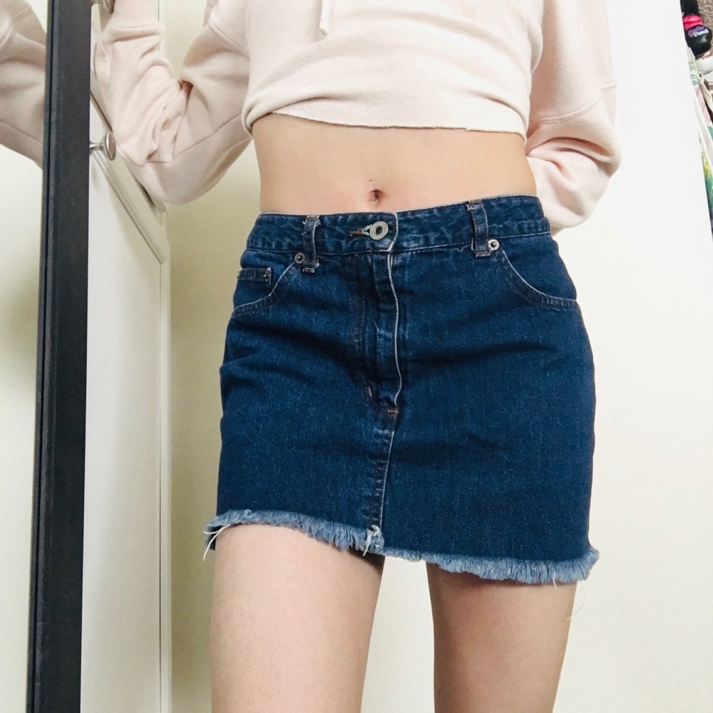 🦋vintage🦋 high-waisted denim skirt